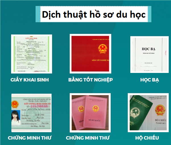 Dịch thuật hồ sơ du học